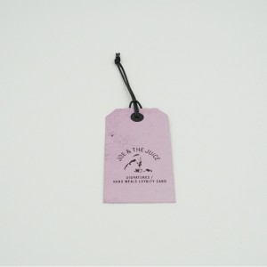 Étiquette d\'étiquette Imprimer des vêtements de tag de conception et de production